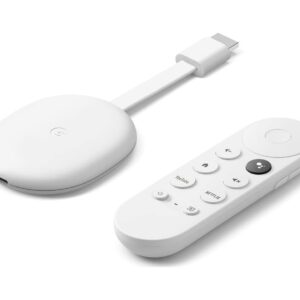 Google Chromecast W/Google TV & Voice Remote (HD) 2022