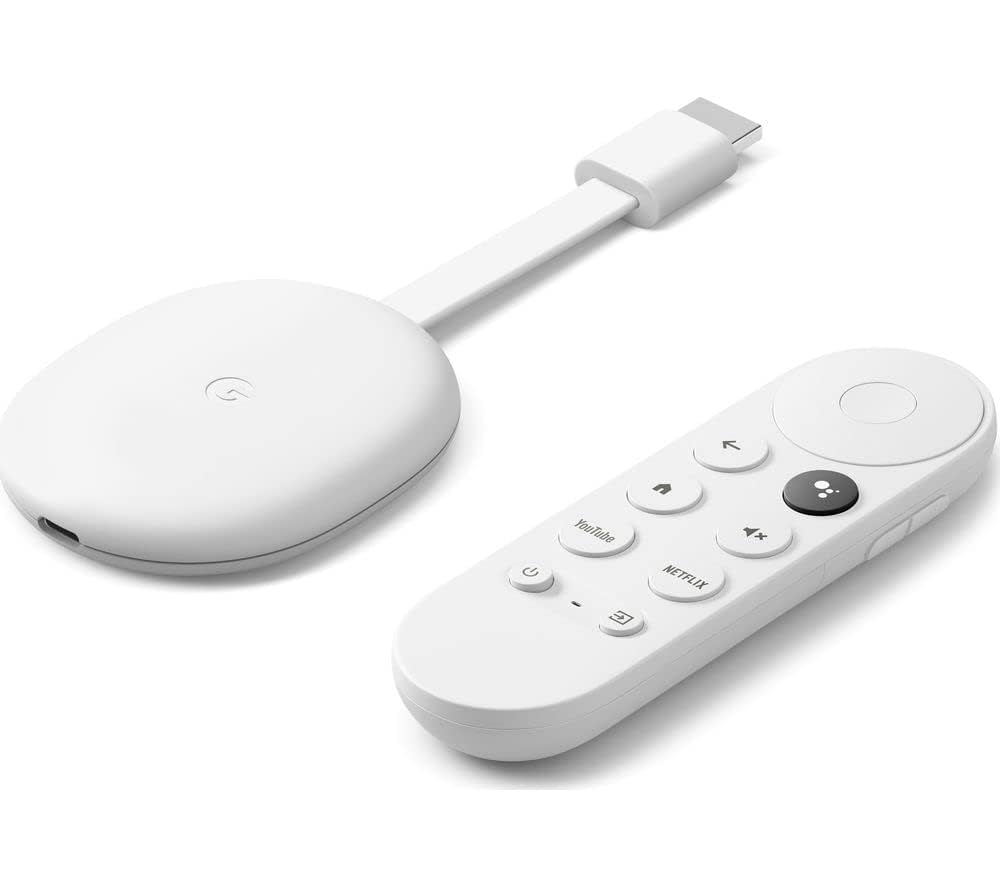 Google Chromecast W/Google TV & Voice Remote (HD) 2022
